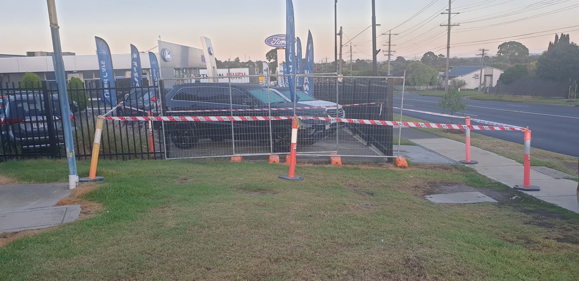 Fence installation project Melbourne