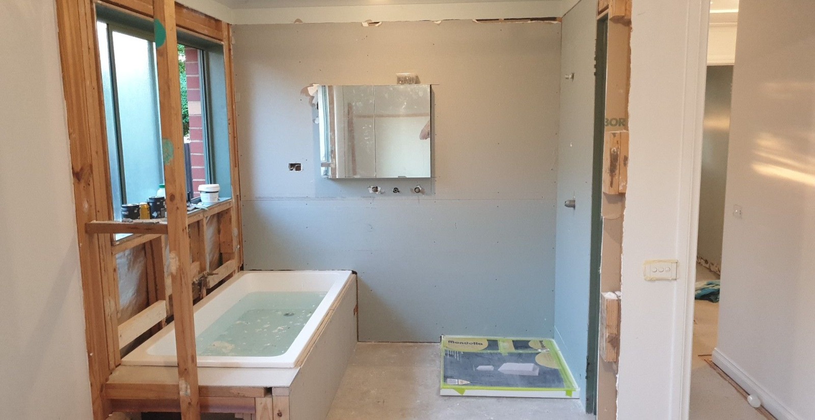 Bathroom renovation framing and alteration carpentry by MMR in Melbourne