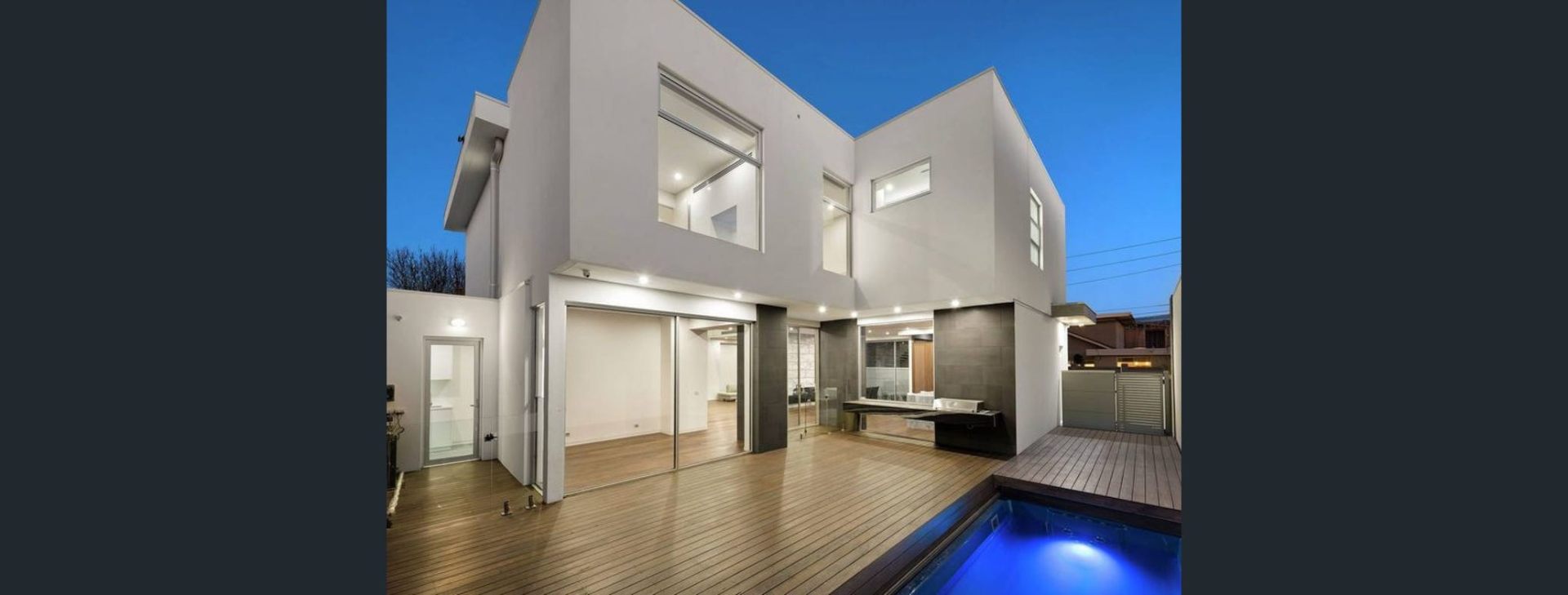 Repaired render facade with new timber deck, Bambra Road Caulfield Melbourne