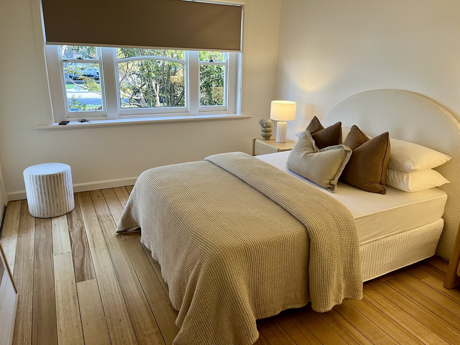 Freshly painted interior with smooth plaster finish at 2 Derkin Street, Newport VIC